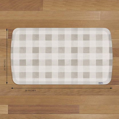 GelPro Elite Premium Gel + Foam 3/4" Thick Anti-Fatigue Floor Mat, 20" x 36", Farmhouse Tan