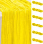 6 Pack Yellow Cheesecloth Table Runner 35x120 Inch 10Ft Rustic Gauze Cheese by SuBleer