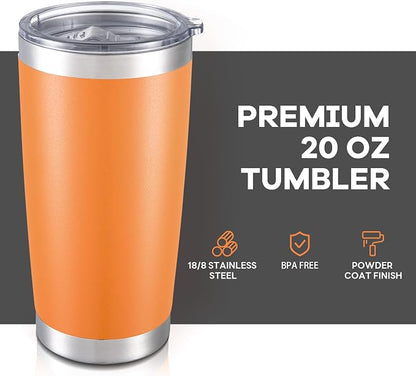 20 oz Tumbler with Lid Stainless Steel Insulated Tumblers Bulk Cups Mug | - Image 2