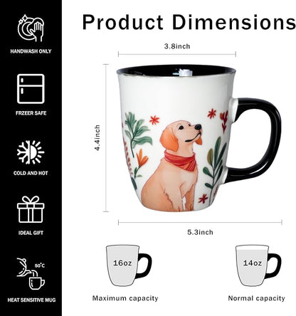 Dog Coffee Mug, Heat Changing Cup, 16 oz | Ceramic Cup - Image 3