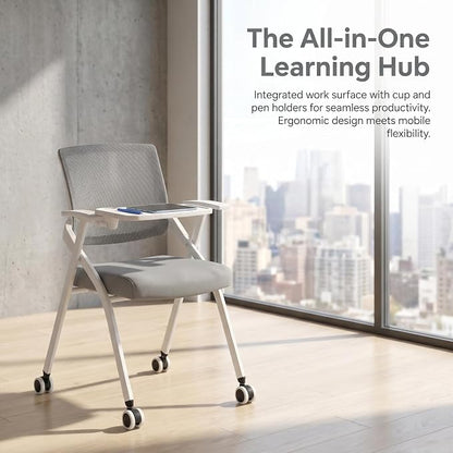 6 Pack Foldable Office Training Chairs - Image 8