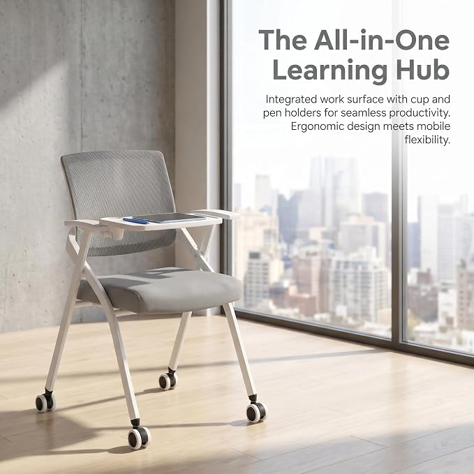 50 Pack Foldable Office Training Chairs - Image 8