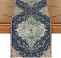 Artoid Mode Boho Bohemia Style Blue Table Runner, Country Rustic Farmhouse by ArtoidMode