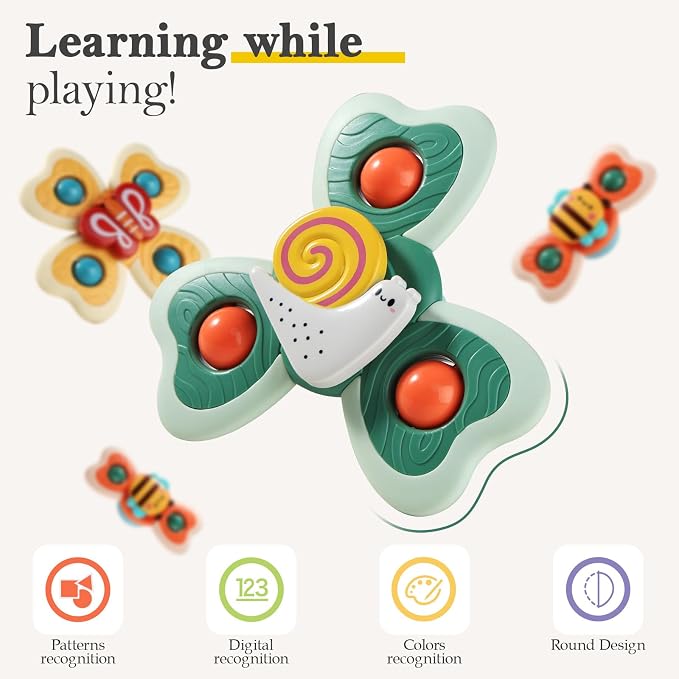 Suction Cup Spinner Airplane Travel Toys - Image 4