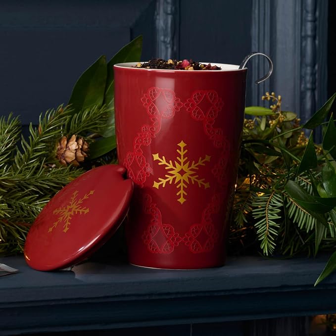 Tea Forte Double-Walled Ceramic Kati Cup, Warming Joy, 12 oz | Insulated Ceramic - Image 7