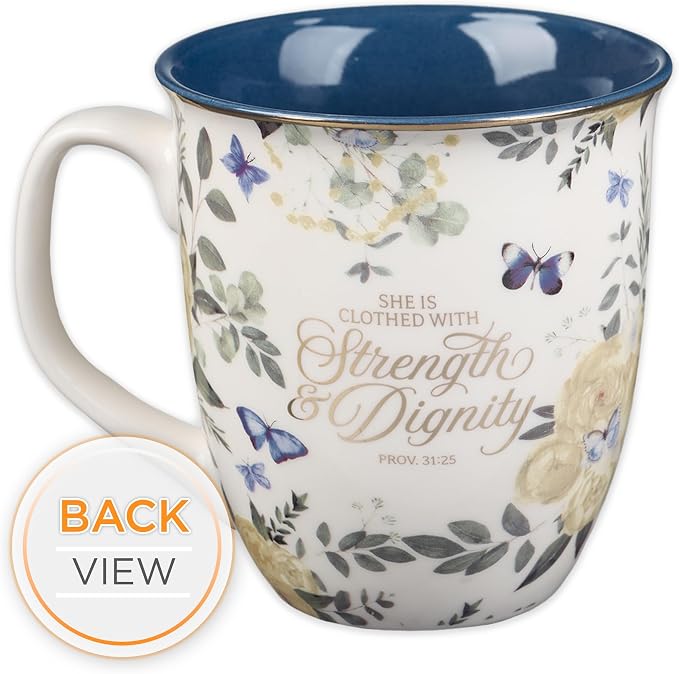 Christian Art Gifts Large Ceramic Inspirational Coffee & Tea Scripture Mug - Image 3