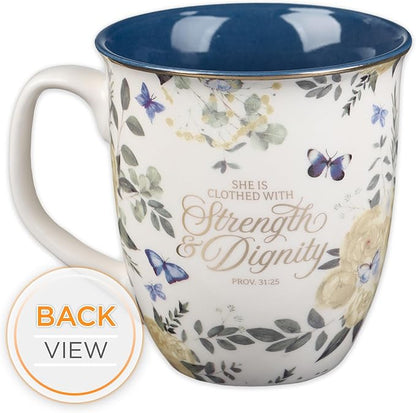 Christian Art Gifts Large Ceramic Inspirational Coffee & Tea Scripture Mug - Image 3