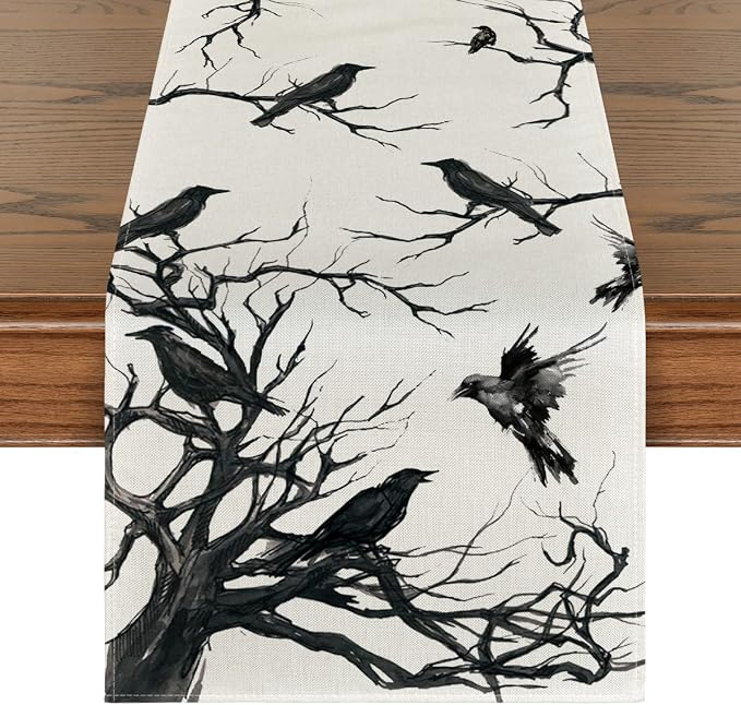 Artoid Mode 210 GSM Halloween Table Runner 13x48 Inch Home Party Decor | by ArtoidMode