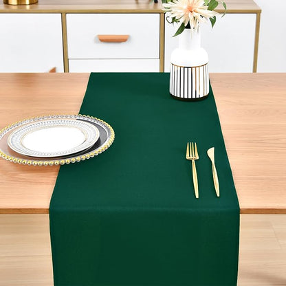 Farmhouse Green Table Runner Dining Table Runners 48 Inches Long Coffee Table - Image 7