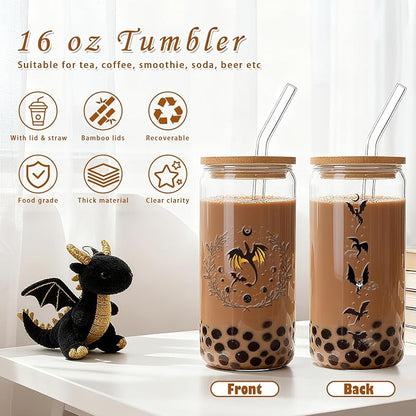 Dragon Gifts for Women Glass Cups - Image 4