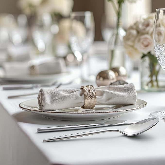 18/10 Silverware Set for 6, 30 Piece Stainless Steel Flatware Cutlery Set | - Image 9
