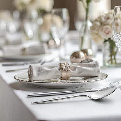 18/10 Silverware Set for 6, 30 Piece Stainless Steel Flatware Cutlery Set | - Image 9