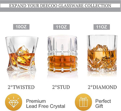DeeCoo Premium 10, 11 OZ Scotch Glasses - Image 2
