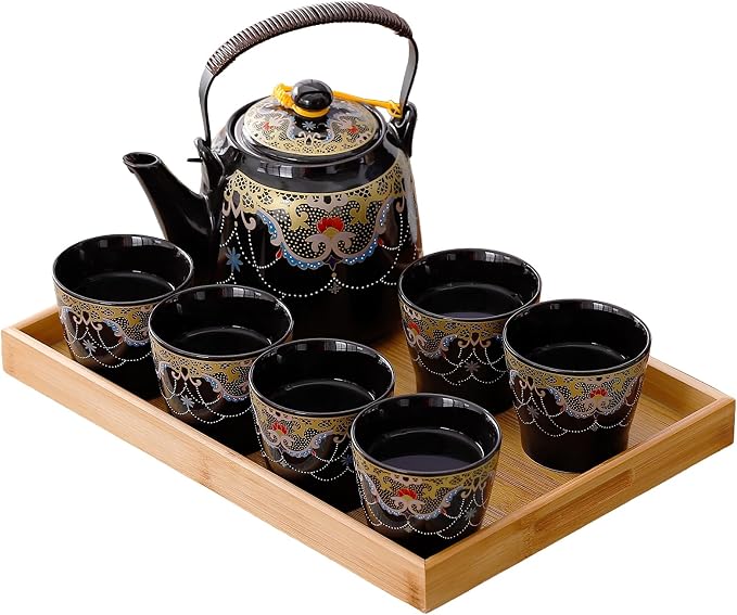 Japanese Tea Set for Adults, Japanese Teapot Set by REOWONU