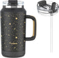Hydraful 64 oz Tumbler with Handle and Straw by Hydraful