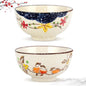 clothmile 4.5 Inch Japanese Retro Rice Bowls Set of 2 Japanese Style by clothmile