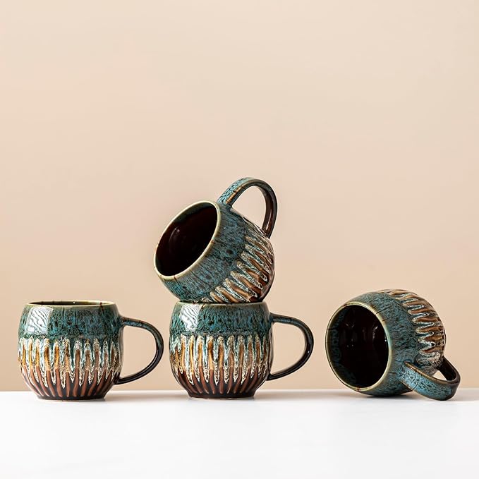 Large Ceramic Coffee Mug - 13oz Tea Cup - Image 8