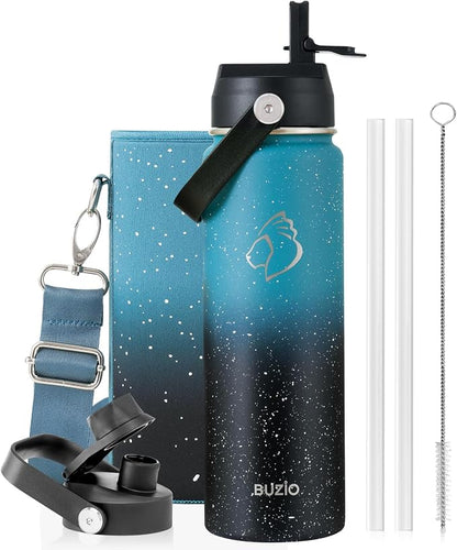 BUZIO 24 oz Insulated Stainless Steel Water Bottle by BUZIO
