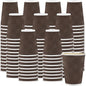 BYSNOW 500 Pack 12 oz Coffee Cups, Insulated Disposable Hot Paper Cups | by BYSNOW