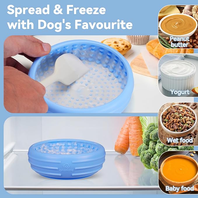 Dog Lick Bowl, Animire Freeze Lick Mat - Image 4