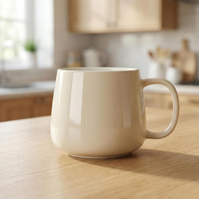 Teocera Coffee Mugs Set of 4-12oz Chip-Resistant Ceramic Cups - Image 8