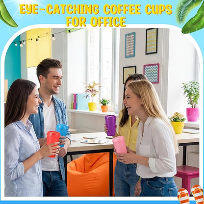 Honeydak 45 Pack 16 oz Reusable Coffee Cups - Image 4