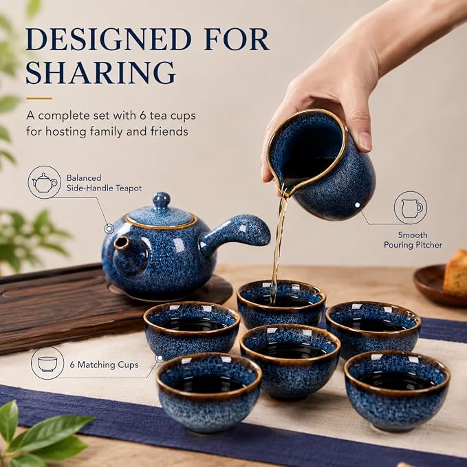 9-Piece Chinese Tea Set, Gongfu Tea Sets - Image 6
