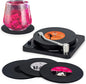 Retro Vinyl Record Coasters by Valdivia