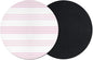 Pink Stripes Coasters Set of 2, Absorbent Coasters by Unknown