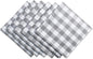 DII Checkered Tabletop Collection 100% Cotton, Machine Washable, Napkin Set by DII
