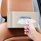 Car Tissue Holder, Car Kleenex Holder Backseat Fits 100-160 Count | Premium PU by MTGOCHA