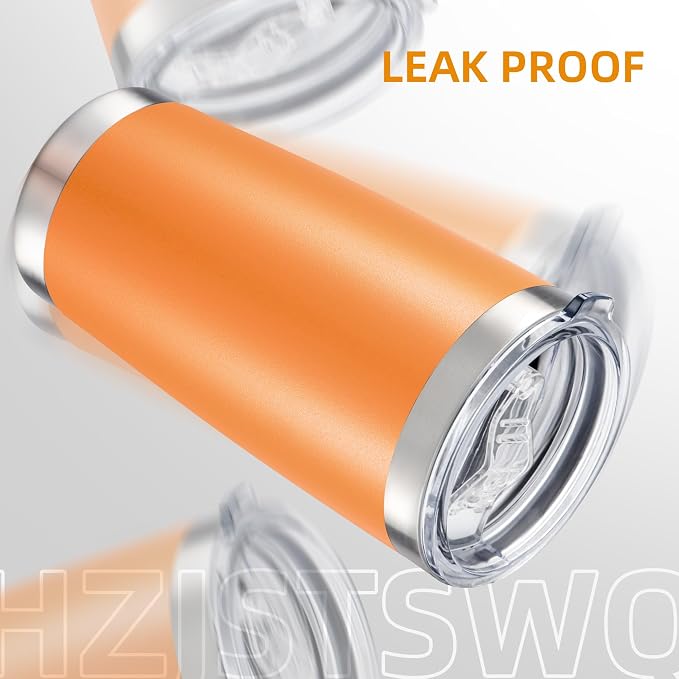 20oz Tumbler Bulk with Lid Stainless Steel Tumblers, 12 Pack | Leak Proof Lid - Image 4