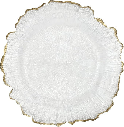 25 Pack Reusable Plastic Clear Charger Plates, 13 Inch Charger Plates - Image 5