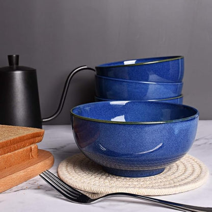 Ceramic Soup Bowl Set of 4, 24 Oz, Cereal Bowl - Image 4