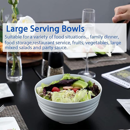 68 Oz Salad Bowls Large Serving Bowls Unbreakable Ramen Bowl - Image 6