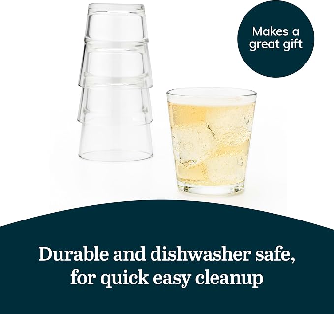 Libbey 15790 Restaurant Basics Stacking 9 oz Pint Glasses Set of 12, All - Image 5