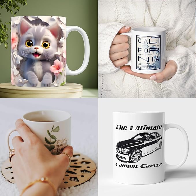 Dmsky Sublimation Coffee Mugs Tazas para Sublimar 11 oz Blank Bulk Coffee Mug - Image 6