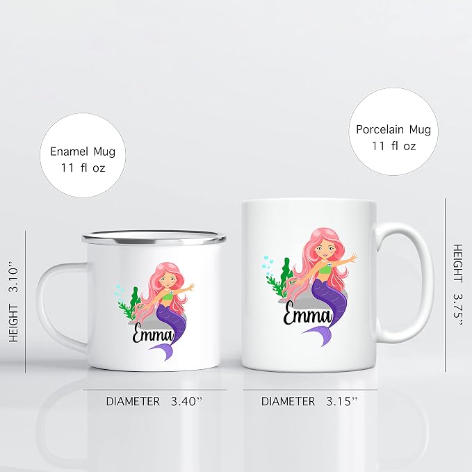 Personalized Mug for Kids, Girls | Customized Hot Chocolate, Coffee & Milk Cup - Image 3