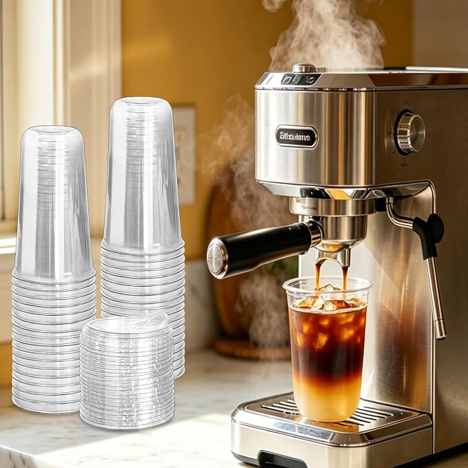 50 Pack 20OZ Clear Plastic Cups - Image 4