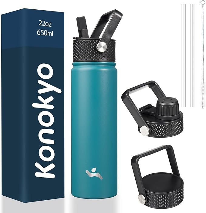 Konokyo 22 oz Insulated Stainless Steel Water Bottle by Konokyo