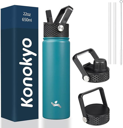 Konokyo 22 oz Insulated Stainless Steel Water Bottle by Konokyo