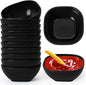 SHECIPIN 12 Pack Unbreakable Dipping Bowls, 4.5 OZ Soy Sauce Dishes，dipping by SHECIPIN