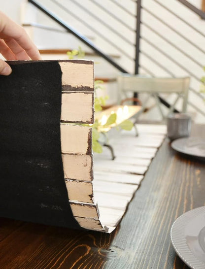 Wooden Table Runner, Natural Durable Wood Table Runner, 50 x 12 Inches - Image 4