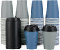 LITOPAK 100 Pack 12 oz Disposable Paper Coffee Cups by LITOPAK