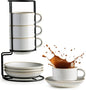 Gomakren 6 Ounce Cappuccino Cups Set of 4 by Gomakren