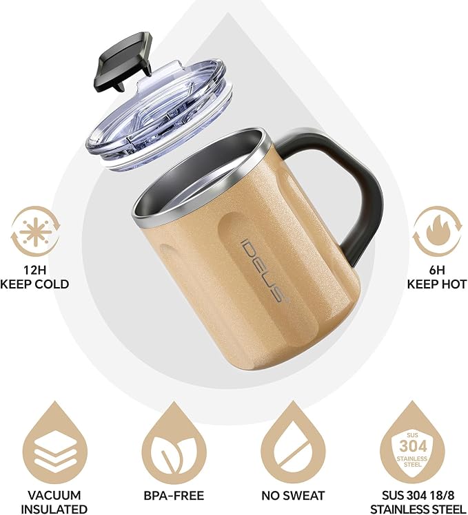 Ideus 16 oz Insulated Coffee Mug - Image 2