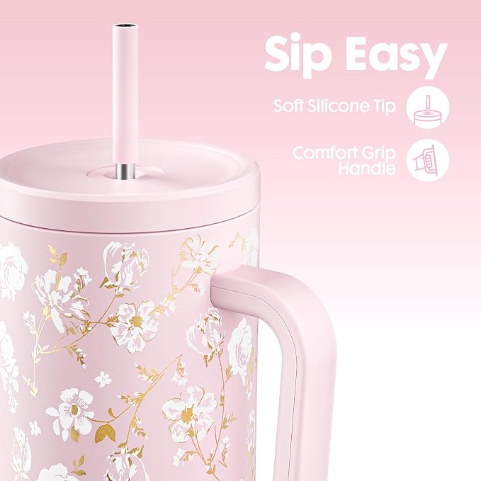 Meoky UV Color-Changing Tumbler: 40 oz Tumbler - Image 5