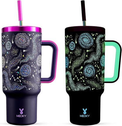 Meoky Glow in the Dark Tumbler: 40 oz Tumbler by MEOKY