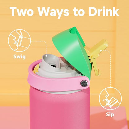 32 oz Insulated Water Bottle for Women: Meoky Stainless Steel Water Bottle - Image 3