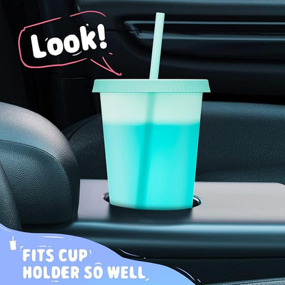 Meoky Plastic Cute Cold Cups - Image 4
